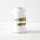 Chope À Bière Illustration de cartoon de lépisosté (Devant gauche)