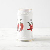 Chope À Bière Illustration de chili (Centre)