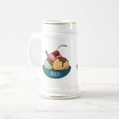 Chope À Bière Illustration de crème glacée (Devant gauche)