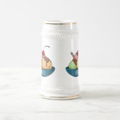 Chope À Bière Illustration de crème glacée (Centre)