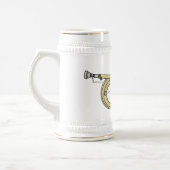 Chope À Bière Illustration de dessin animé Bugle (Gauche)