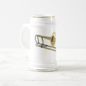 Chope À Bière Illustration de dessin animé de Trombone (Devant gauche)