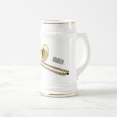 Chope À Bière Illustration de dessin animé de Trombone (Devant droit)