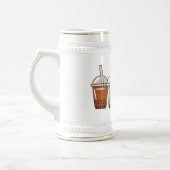 Chope À Bière Illustration de dessin animé pour le thé de bulle (Gauche)
