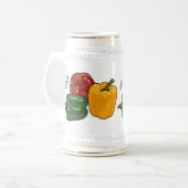 Chope À Bière Illustration de dessin de Capsicum (Devant gauche)