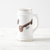 Chope À Bière Illustration de dessin de Sitar (Devant droit)