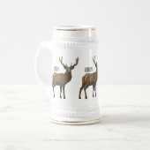 Chope À Bière Illustration de dessin sur le cerf (Devant gauche)