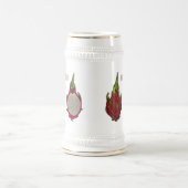 Chope À Bière Illustration de dragon fruit (Centre)