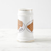 Chope À Bière Illustration de gaufre (Centre)