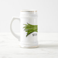 Illustration de haricots verts