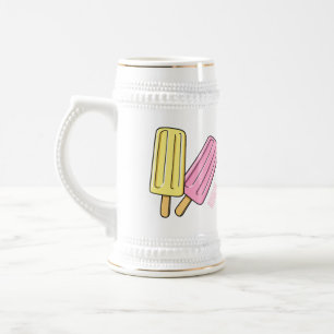 Chope À Bière Illustration de Ice pop