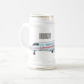 Chope À Bière Illustration de jet privé (Devant gauche)