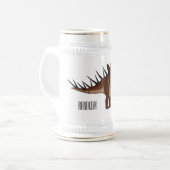Chope À Bière Illustration de Kentrosaurus (Devant gauche)