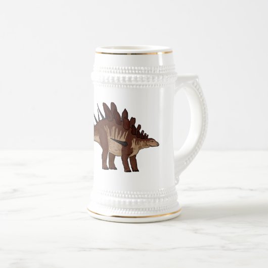 Chope À Bière Illustration de Kentrosaurus (Devant droit)