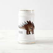 Chope À Bière Illustration de Kentrosaurus (Centre)