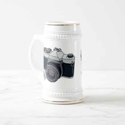 Chope À Bière Illustration de la caméra (Devant gauche)