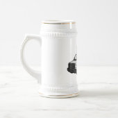 Chope À Bière Illustration de la caricature du camion-boîte (Gauche)