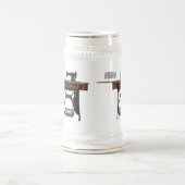 Chope À Bière Illustration de la machine à coudre (Centre)