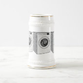 Chope À Bière Illustration de la machine à laver (Centre)