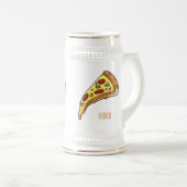 Chope À Bière Illustration de la pizza (Devant droit)