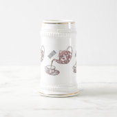 Chope À Bière Illustration de la série Teacup (Centre)