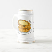 Chope À Bière Illustration de la tarte à l'oeuf (Devant gauche)