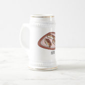 Chope À Bière Illustration de l'éclair de chocolat (Devant gauche)