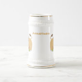 Chope À Bière Illustration de l'effervescence de lions heureux (Centre)