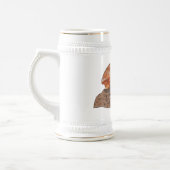 Chope À Bière Illustration de lézard à col frisé (Gauche)