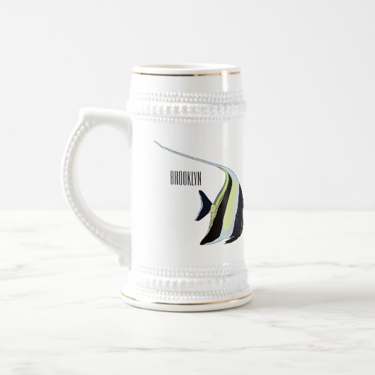 Chope À Bière Illustration de l'idole mauresque (Gauche)