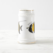Chope À Bière Illustration de l'idole mauresque (Centre)