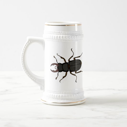Chope À Bière Illustration de l'insecte du dendroctone du pin (Gauche)