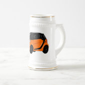 Chope À Bière Illustration de micro-voiture (Devant droit)