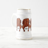 Chope À Bière Illustration de poulet rôti (Devant gauche)