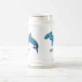 Chope À Bière Illustration de requin marteau (Centre)