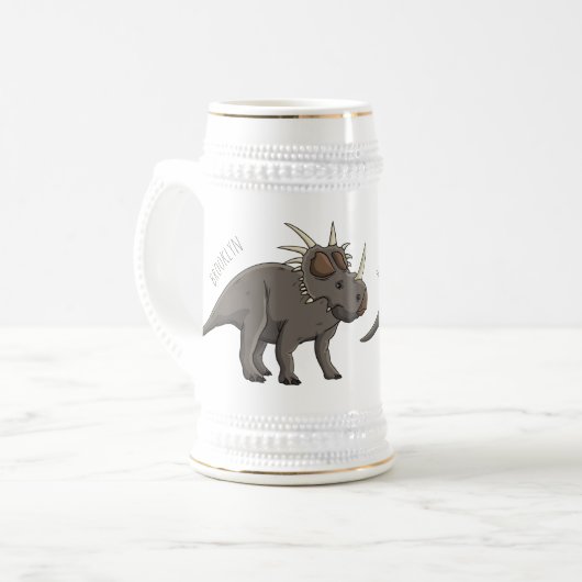 Chope À Bière Illustration de Styracosaurus (Devant gauche)
