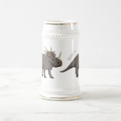 Chope À Bière Illustration de Styracosaurus (Centre)