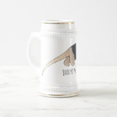 Chope À Bière Illustration de Tamandua (Devant gauche)