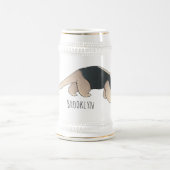 Chope À Bière Illustration de Tamandua (Centre)