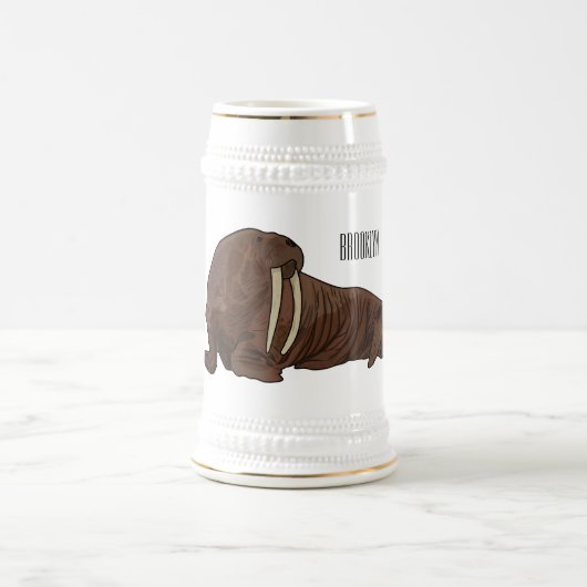 Chope À Bière Illustration de Walrus (Centre)