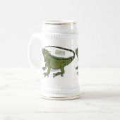 Chope À Bière Illustration d'Iguana (Devant gauche)