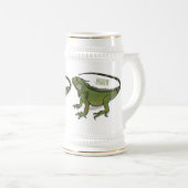 Chope À Bière Illustration d'Iguana (Devant droit)