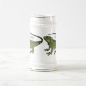 Chope À Bière Illustration d'Iguana (Centre)