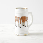 Chope À Bière Illustration drôle de singe proboscis (Devant droit)