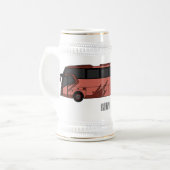 Chope À Bière Illustration du bus (Devant gauche)
