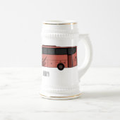 Chope À Bière Illustration du bus (Devant droit)