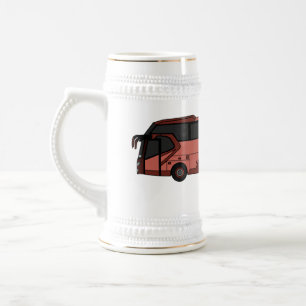 Chope À Bière Illustration du bus