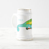 Chope À Bière Illustration du caméléon de Jackson (Devant gauche)