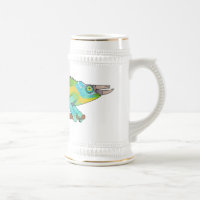 Illustration du caméléon de Jackson