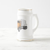 Chope À Bière Illustration du camion de mélange de béton (Devant droit)